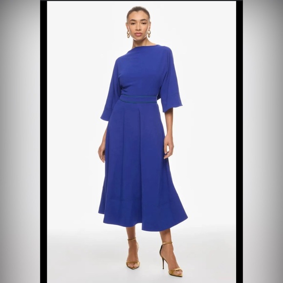 Roksanda Collective x RTR Bow Back Midi Dress - Picture 1 of 5